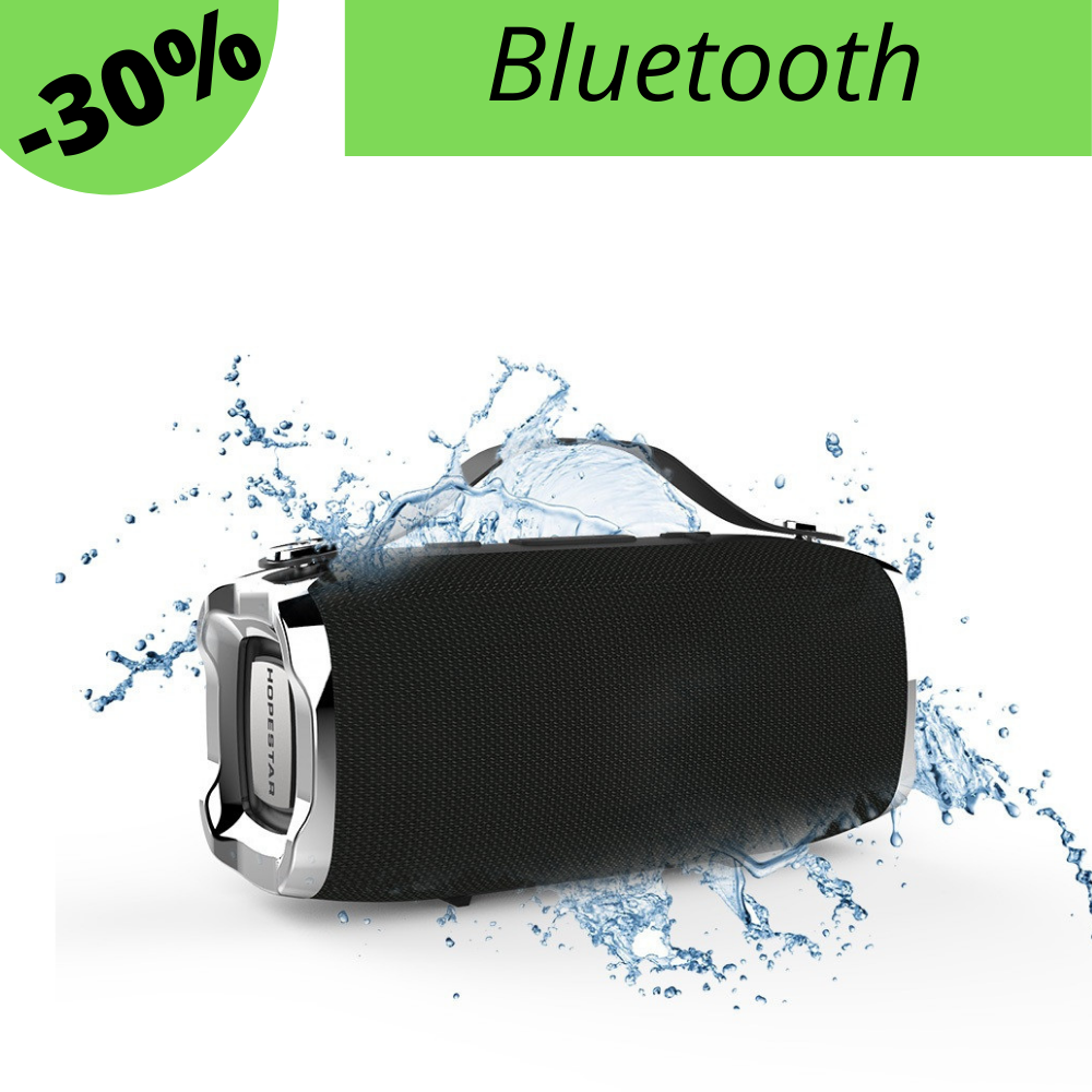 

Портативная колонка Bluetooth HOPESTAR H36 аккумуляторная 1200 мАч мощная колонка беспроводная с FM-приемником