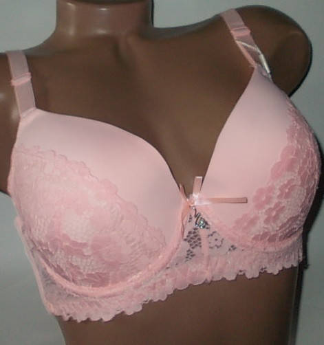 

Бюстгальтер Willa Bra 105D на тонком поролоне лифчик, Персиковый