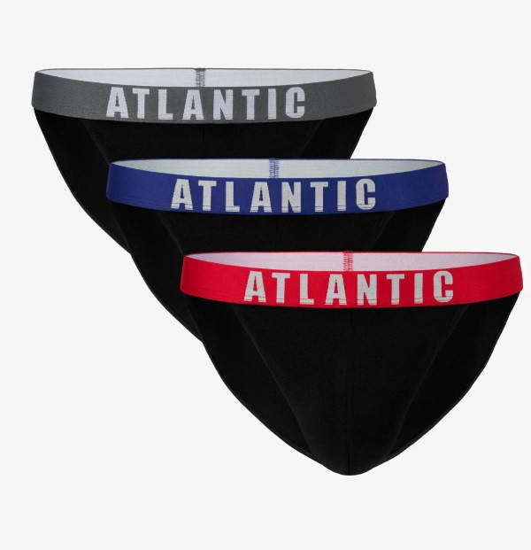 

Трусы танга мужские ATLANTIC 3MP-124 WL22, за 3 шт XL черный