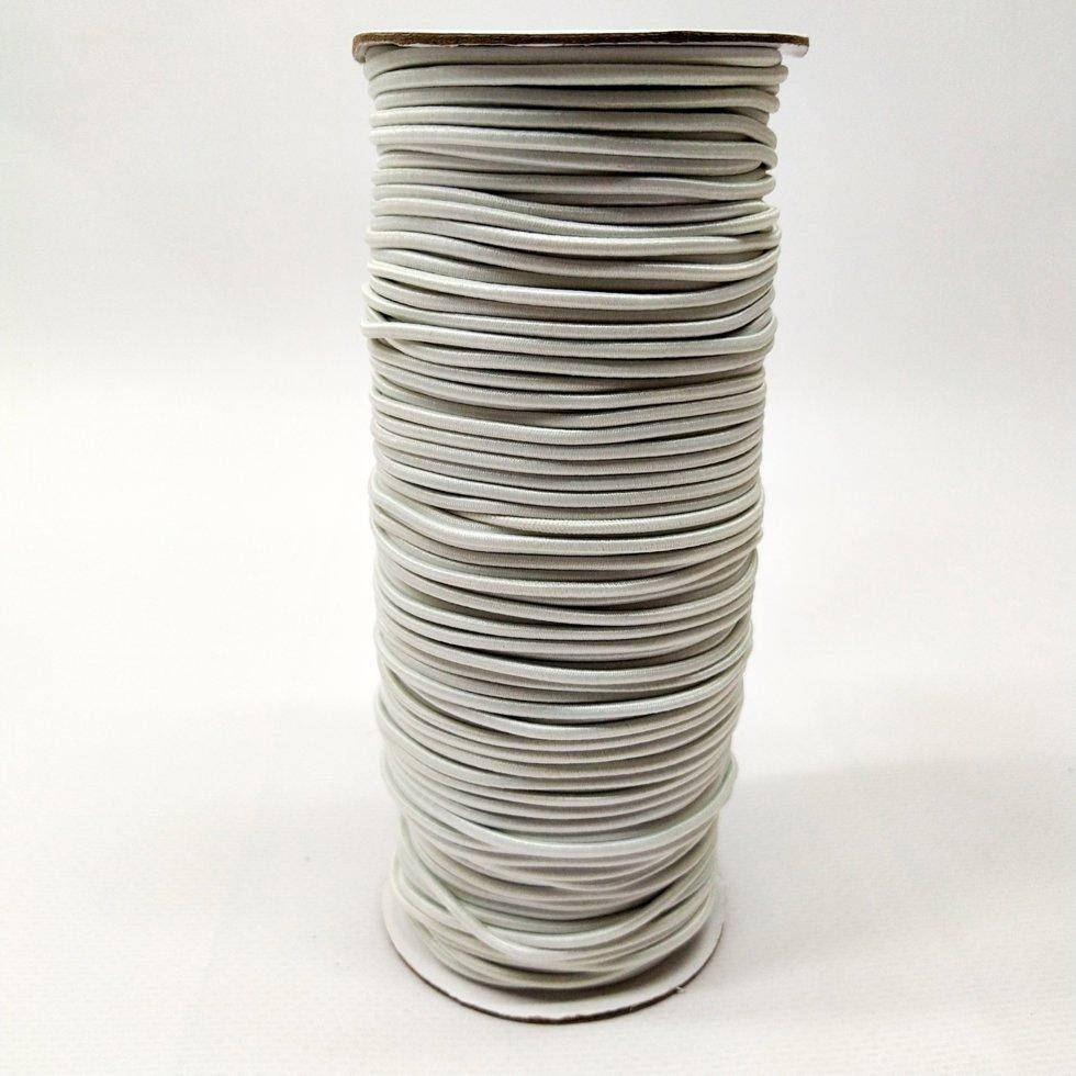 

2 мм Резинка круглая (шляпная) белая 100 ярд. (СИНДТЕКС-0278), Белый