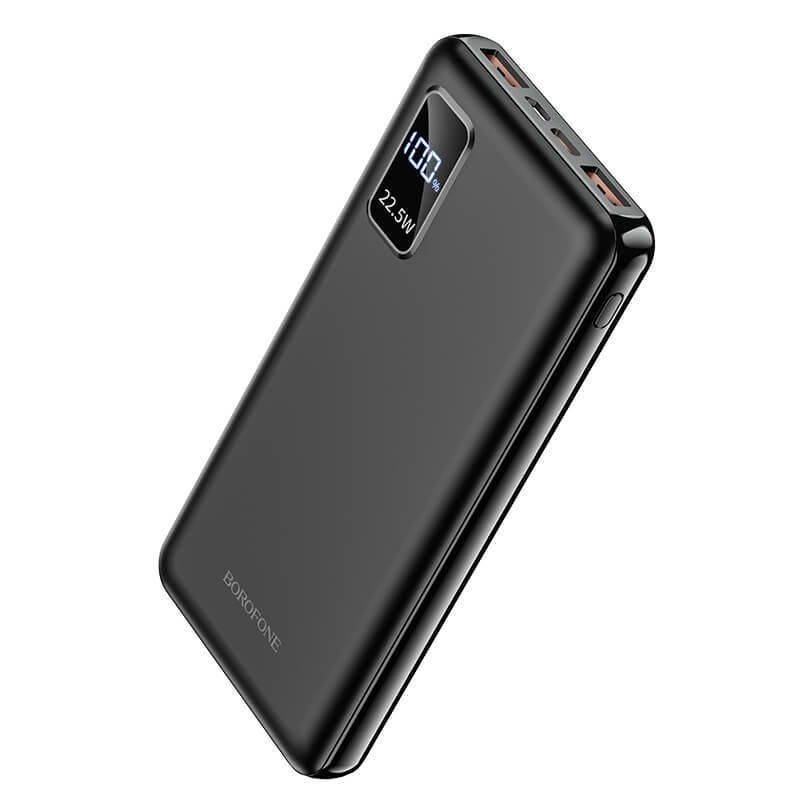

УМБ зарядное Power Bank BOROFONE BJ15 с дисплеем 10000 мАч 20 Вт 3 А черное