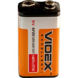

БАТАРЕЙКИ VIDEX SUPER HEAVY DUTY КРОНА 9V 6F22 9V 24ШТ SHRINK