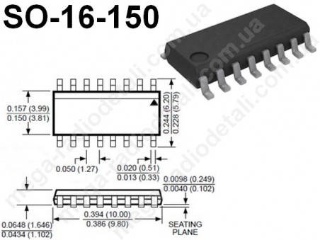 

Мікросхема CH340G SO-16
