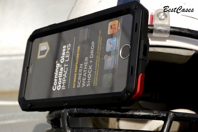 

Противоударный черный мужской чехол Lunatik Taktik Extreme на болтах для iPhone 6S Plus