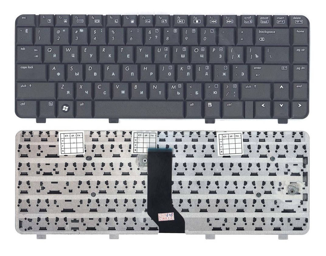 

Клавиатура для ноутбука HP Compaq 511, 610, 515, 516, 610, 615, CQ510, CQ610 CQ615, Черный
