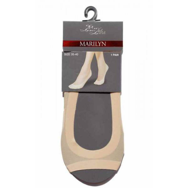 

Носки -подследники с открытым носком MARILYN STOPKI LUX LINE NF NEW, Бежевый