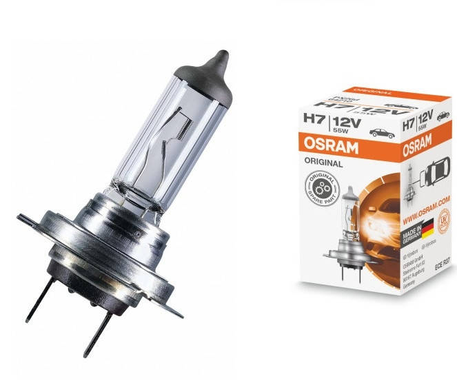 

Галогенная лампа OSRAM H7 12V 55W PX26d Original 64210