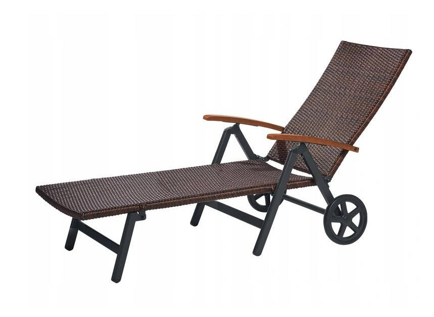 

Шезлонг КАRE из ротанга на колесах