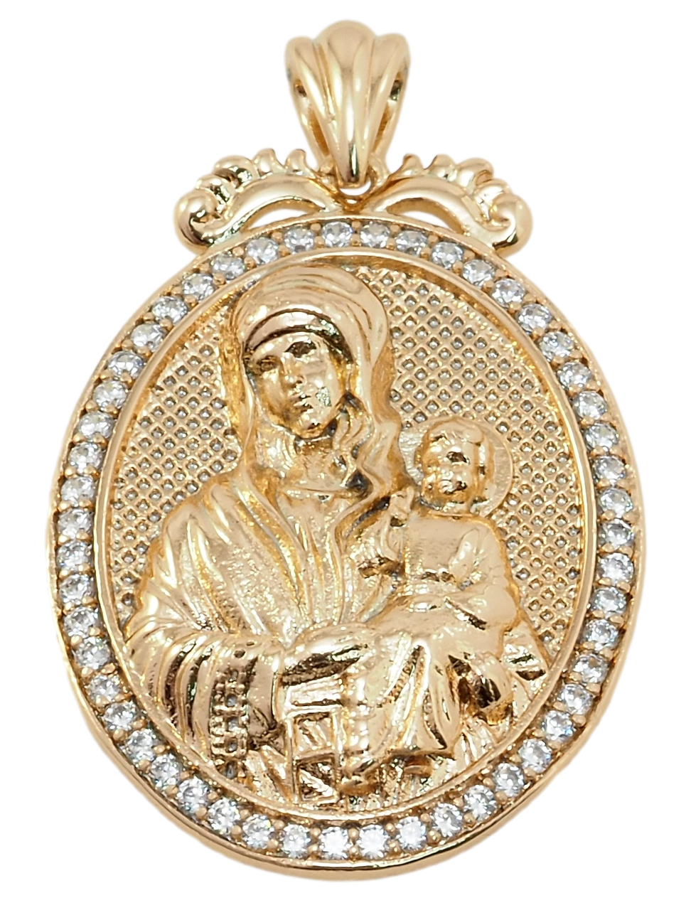 

Кулон Xuping Позолота 18K "Ладанка Пресвятая Богородица" для цепочки до 3мм