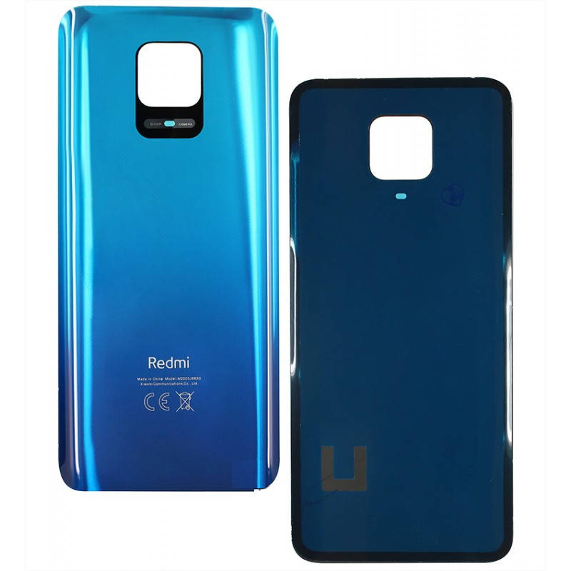 

Крышка корпуса Xiaomi Redmi Note 9 Pro,Note 9S,синяя, Черный