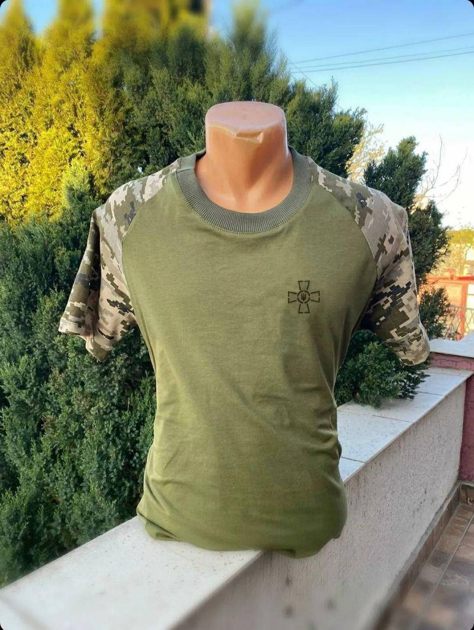 

Футболка ВСУ с крестом XXL, Оливковый