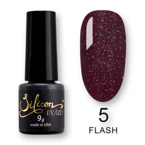 

Гель-лак Silicon Flash № 05 светоотражающий, 9 мл