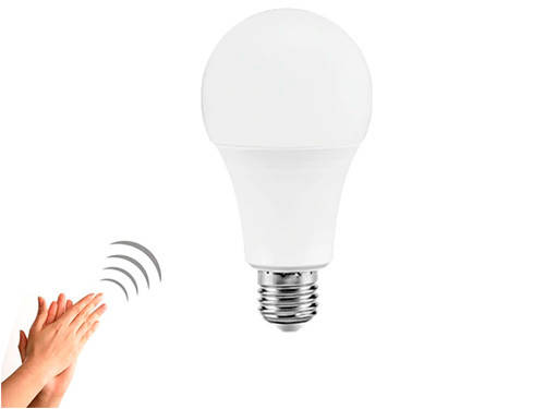 

Лампа светодиодная с датчиком звука и освещенности E27, 9Вт LED