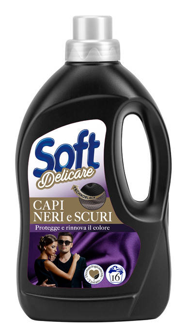 

Жидкий гель для стирки черного и темного белья Soft 1л 16 стирок
