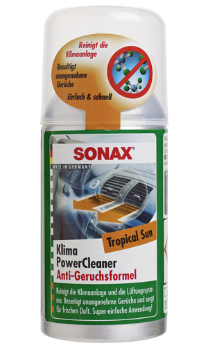 

Очиститель кондиционера антибактериальный SONAX KlimaPowerCleaner AirAid - Tropical Sun 100мл 201489