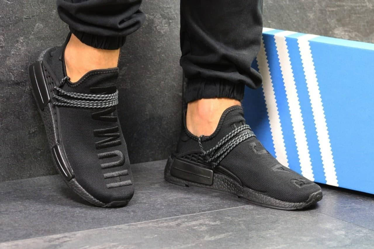

Кроссовки мужские Adidas NMD Human RACE черные, Черный