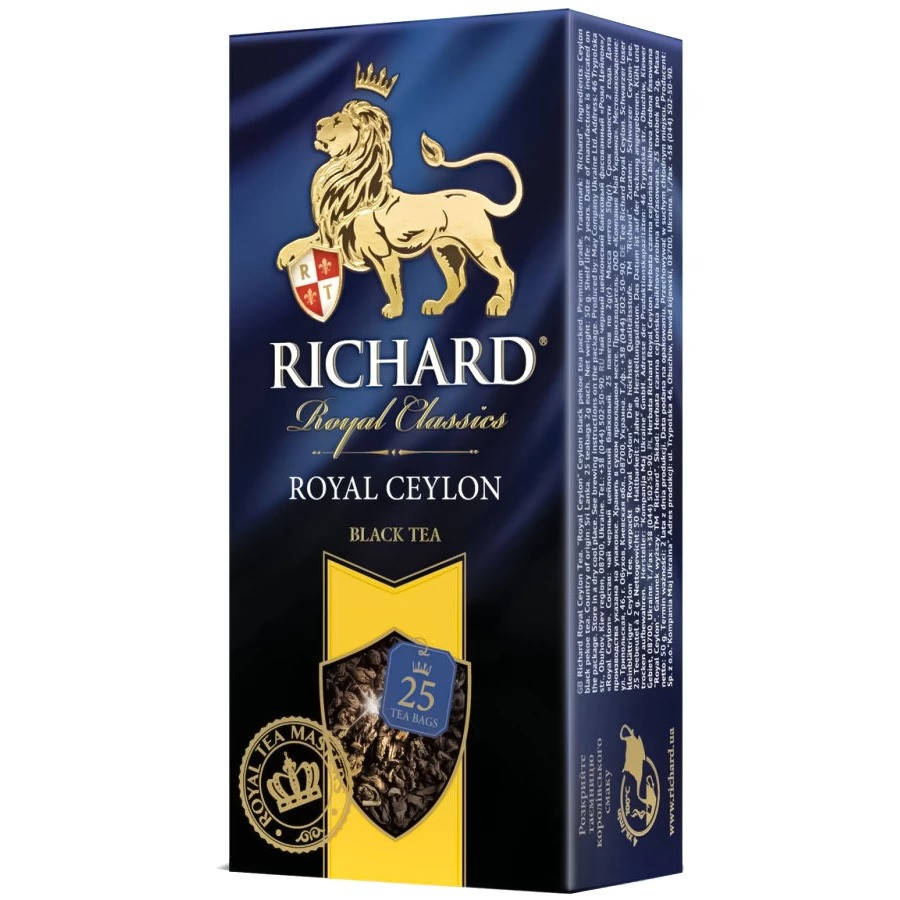 

Чай черный Richard Royal Ceylon 25 пак.