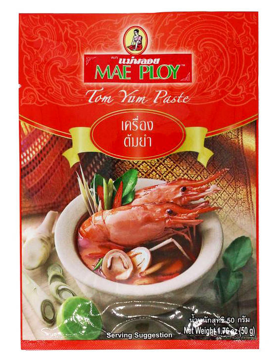

Паста для супа Том Ям (Tom Yum), 50 г, ТМ Mae PLOY, Таиланд