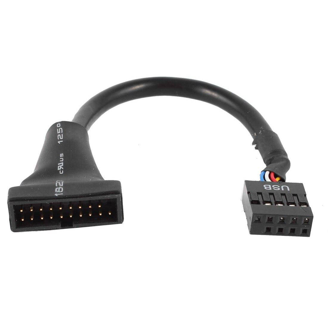 

Переходник Адаптер USB 2.0 (9pin) to USB 3.0 (20pin 19pin), Белый