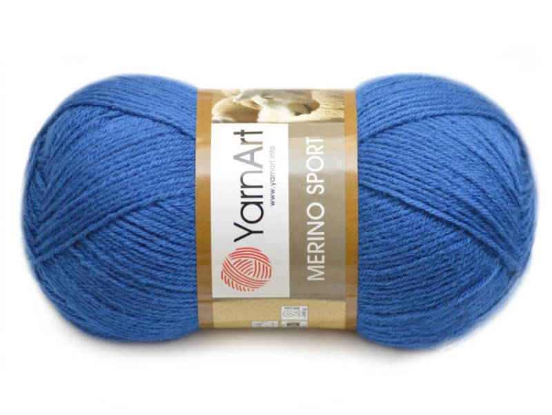 

YarnArt Merino Sport, Василек №782, Синий