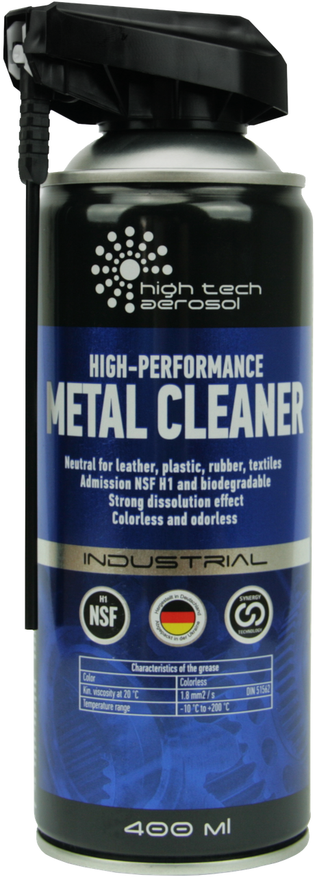 

Екологічний холодний очисник з харчовим допуском "HTA CLEANER METAL Н1" 400 мл
