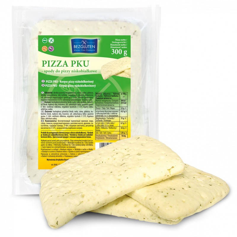 

Основа для пиццы без глютена PKU Bezgluten 300 г