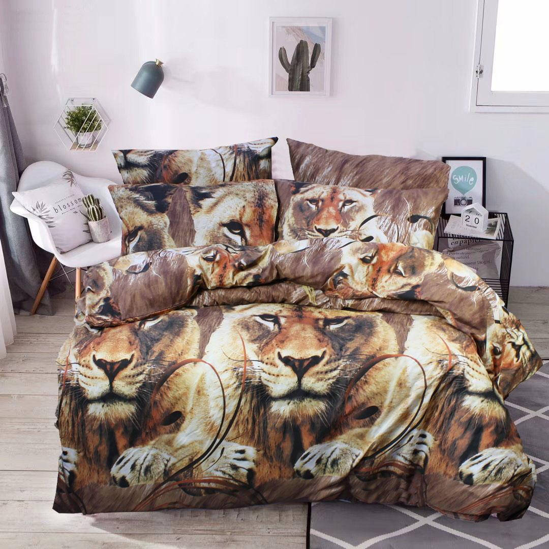 

Еней-Плюс Полуторный постельный комплект МІ0030, Коричневый