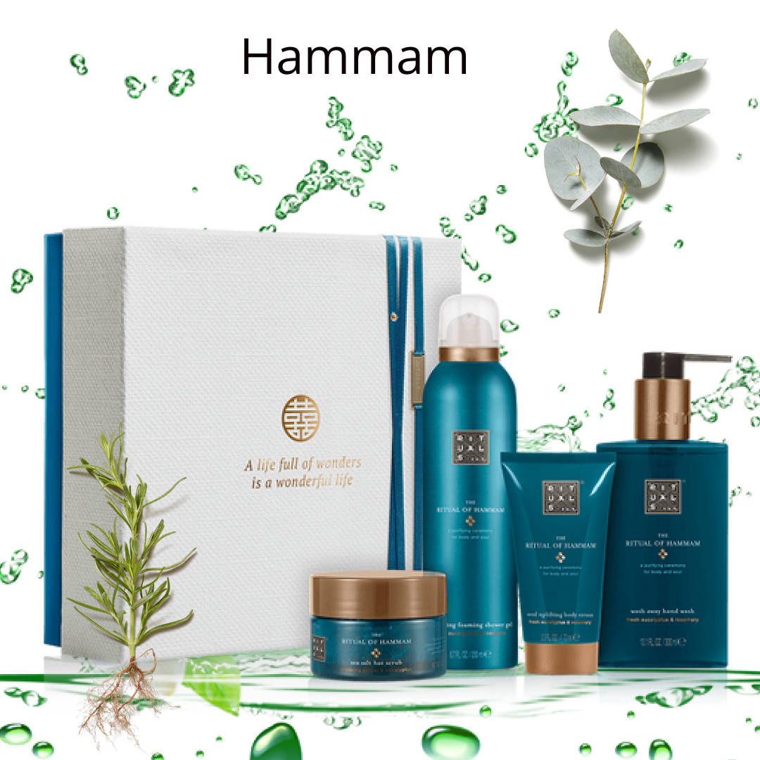 

Rituals. Подарочный набор "Hammam". Церемония очищения (M). Производство Нидерланды