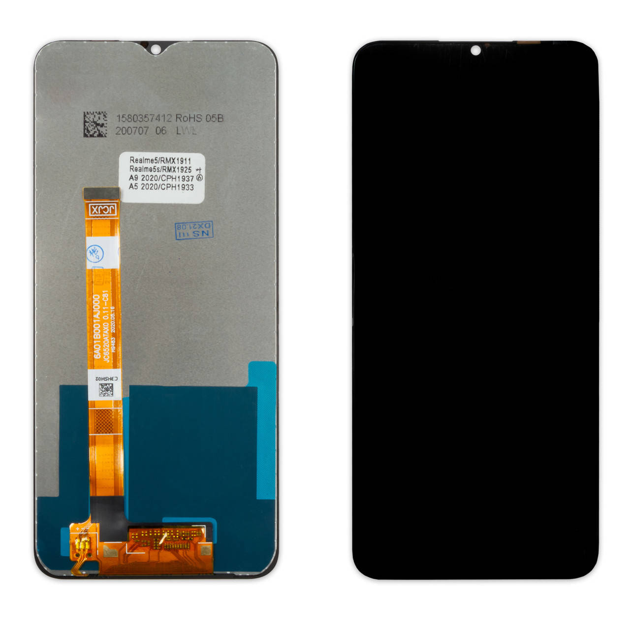 

Дисплей OPPO A5 (2020)/A9 (2020)/A31 (2020) c черным тачскрином, Черный