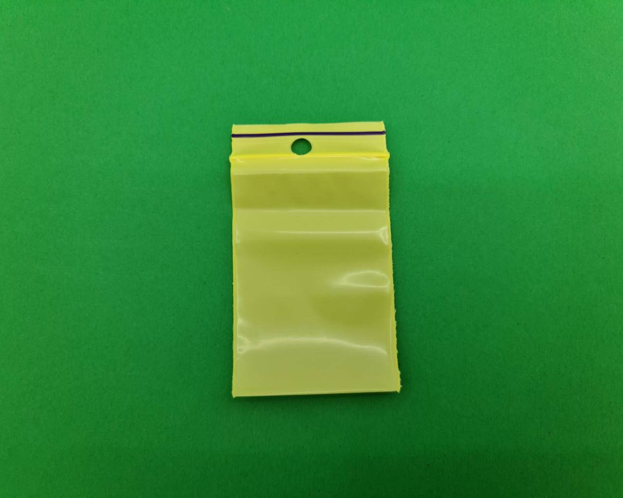 

Пакеты с замком зиплок 4x6 желтый (50шт) (1 пач)