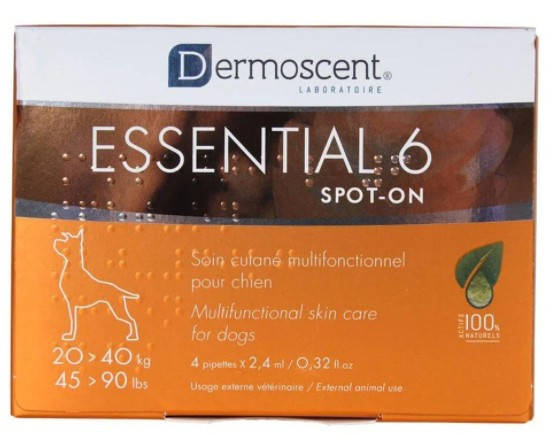 

Dermoscent Essential 6 spot-on Капли на холку для собак для ухода за кожей и шерстью весом от 20 до 40 - 1 уп