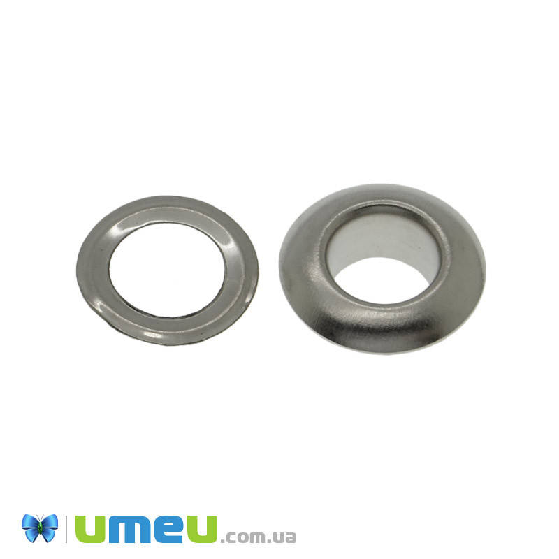 

Люверсы металлические Грибочек, 12 мм, Темное серебро, 20 шт (SEW-040166)