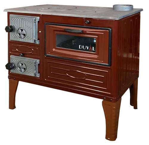 

Печь EК-4012 Duval отопительно-варочная с духовкой