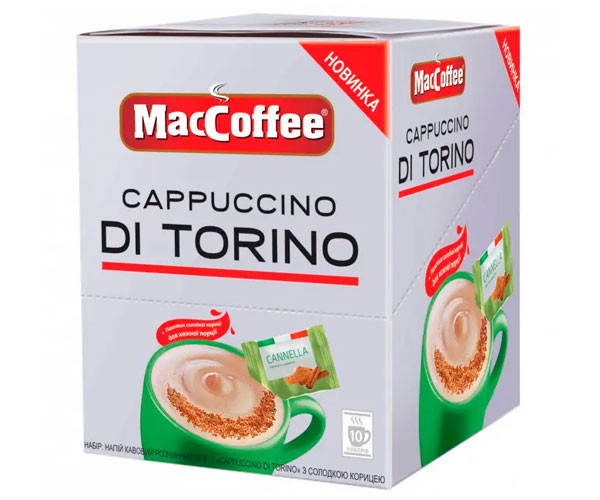 

Кофе MacCoffee Cappuccino Di Torino Корица 10 шт