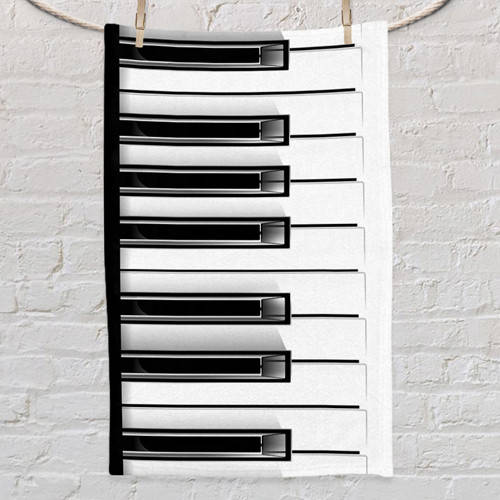

Полотенце маленькое с принтом Piano (PLM_21M004) ТМ Presentville