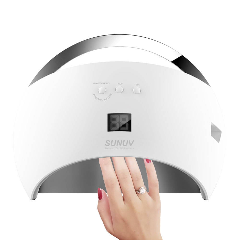 

Лампа для сушки ногтей Sun 6 48w Uv+Led, Белый