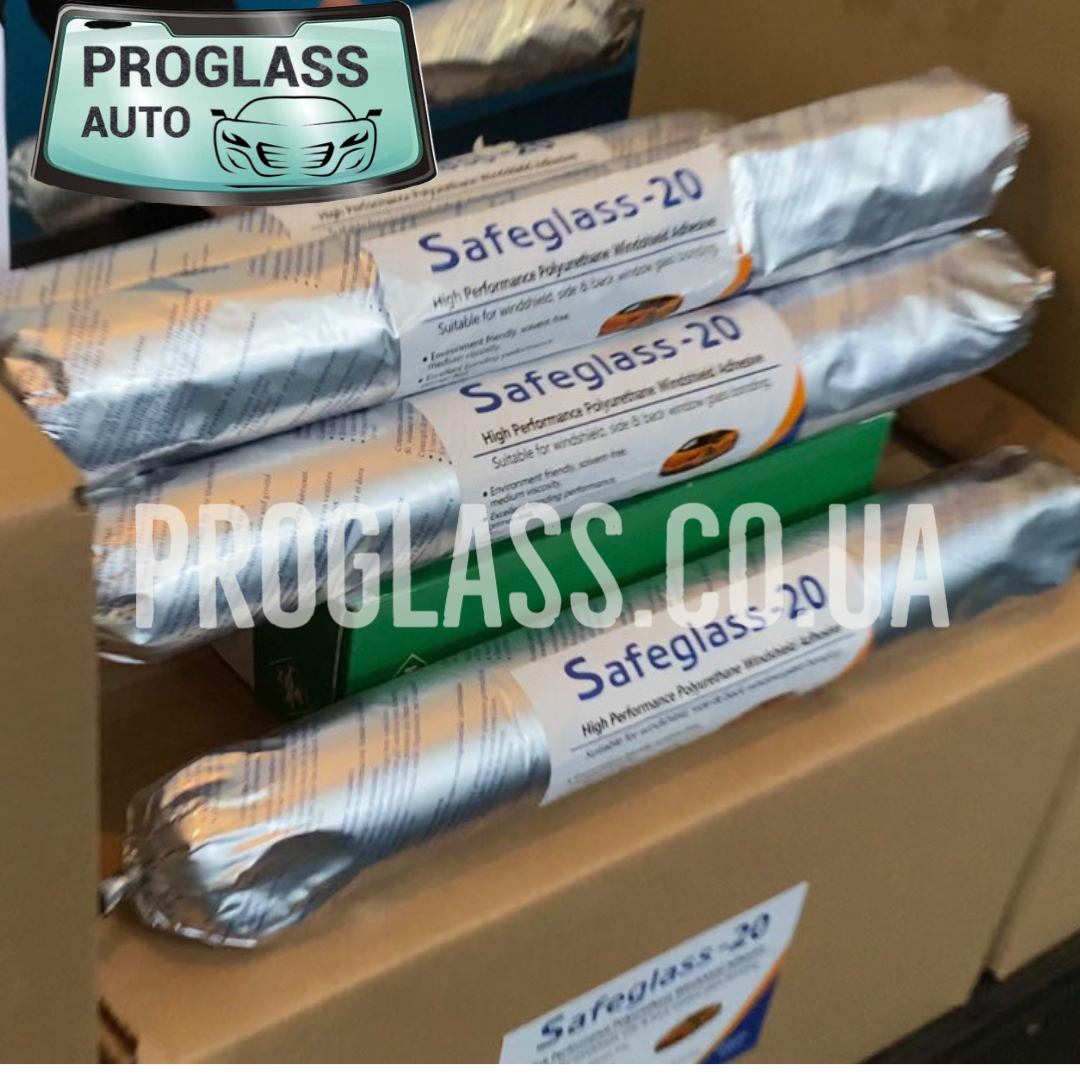 

Клей для автомобильных стекол с новой формулой, черный SafeGlass (1-часовой) 600мл