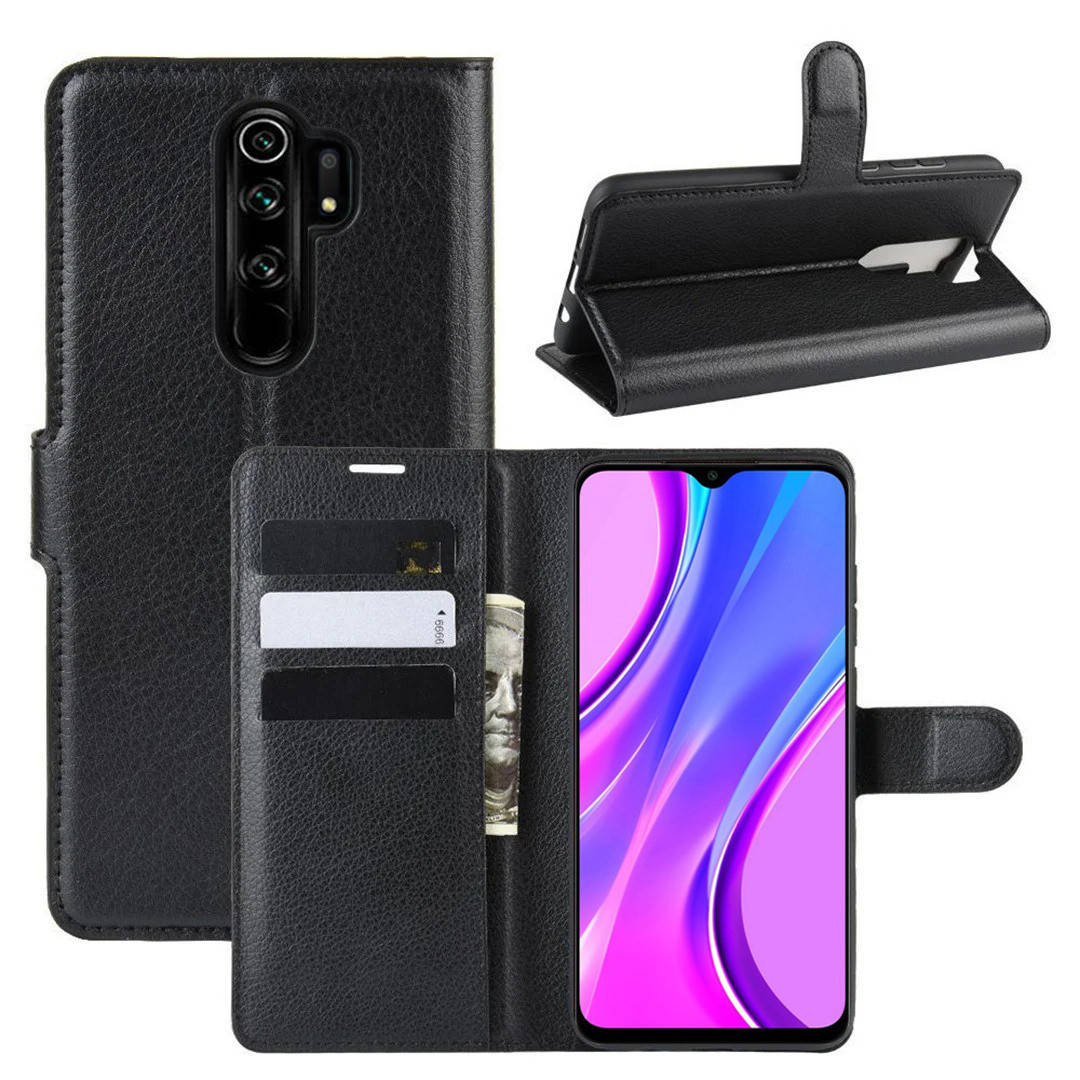 

Чехол-книжка Litchie Wallet для Xiaomi Redmi 9 Black, Черный