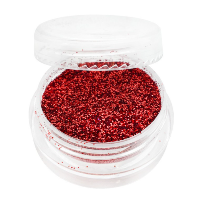 

Глиттер Голографический Красный, Серебристый