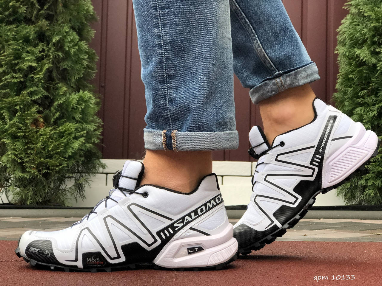 

Мужские кроссовки Salomon Speedcross 3, белые (10133) 42, Белый