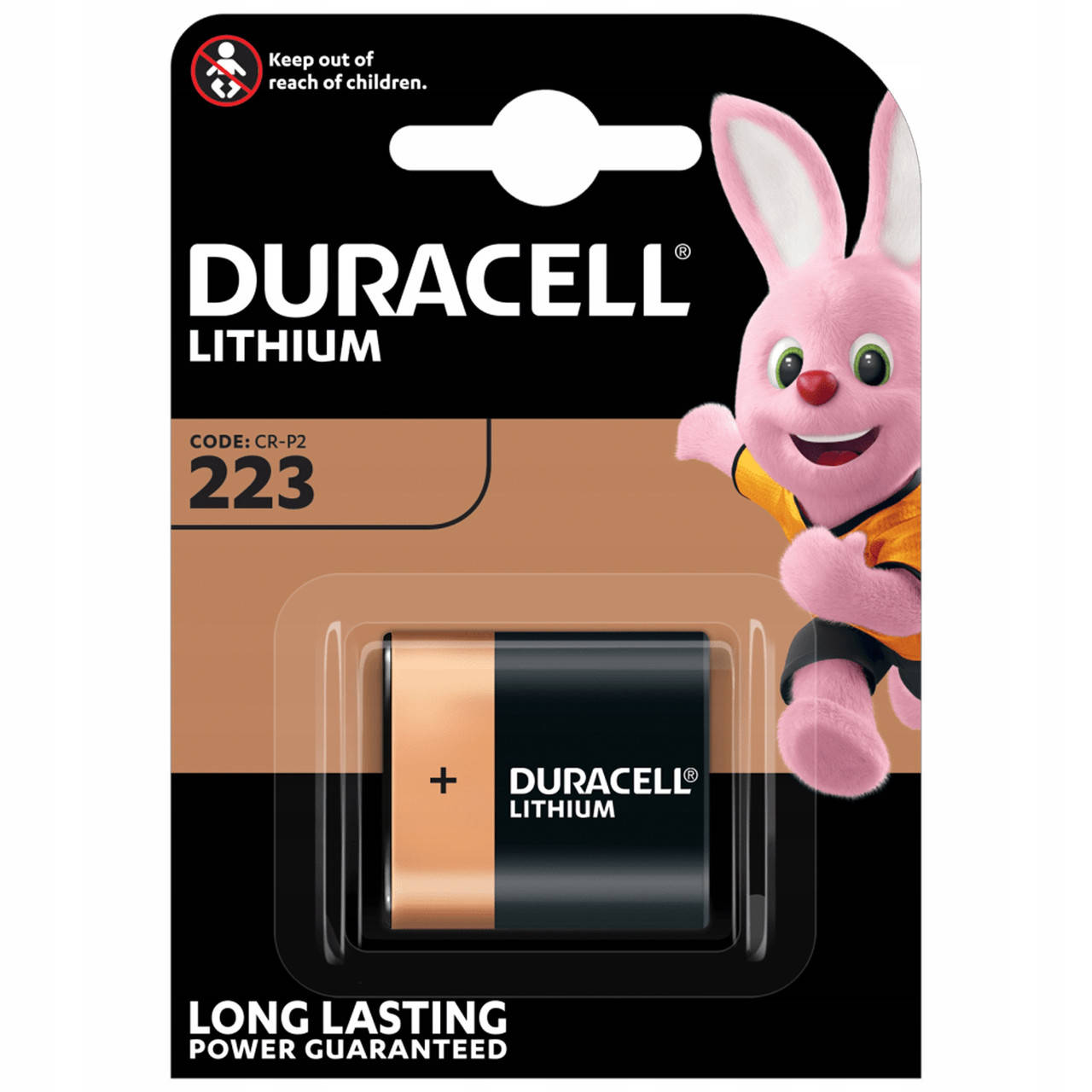 

Батарейка DURACELL lithium 6V CR-P2 / 223 / DL223