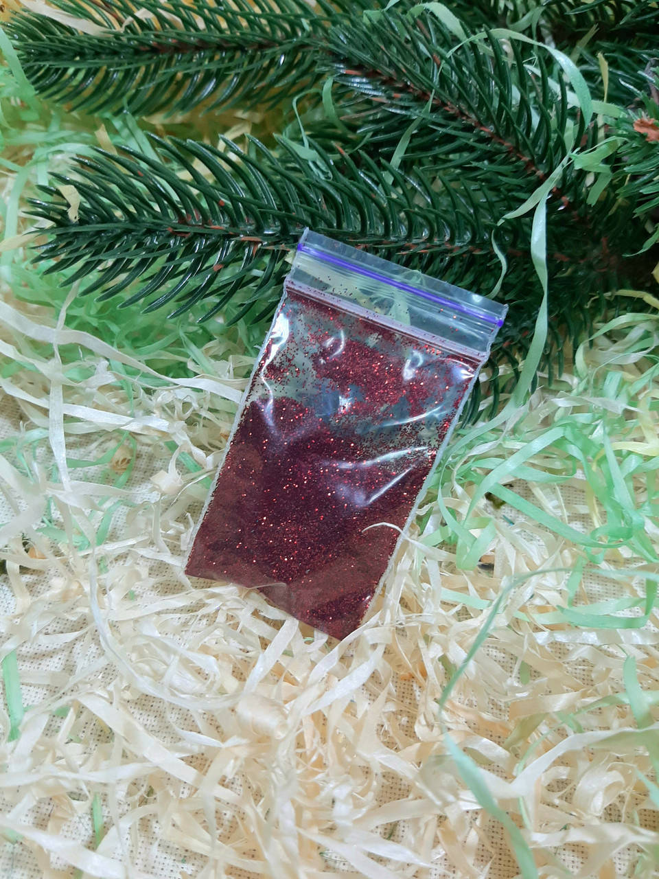 

Глиттер бордовый, 5 гр