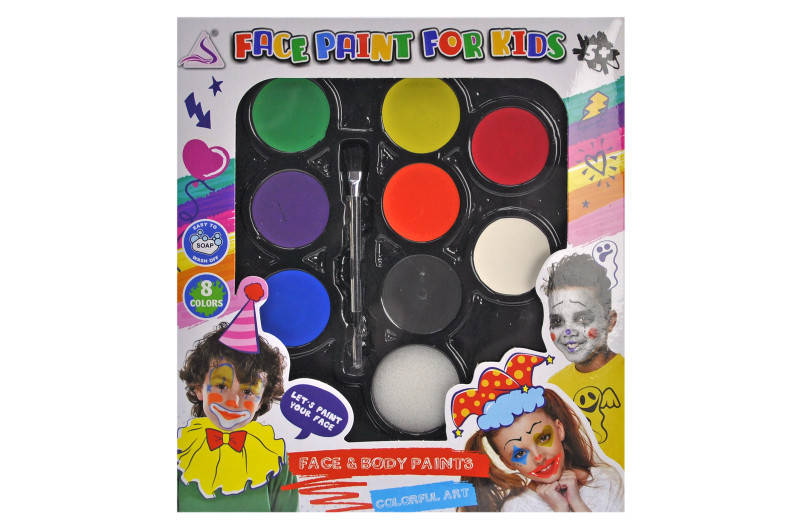 

Набор красок для аквагрима J-4006 р.20*18*3,5см, Разные цвета