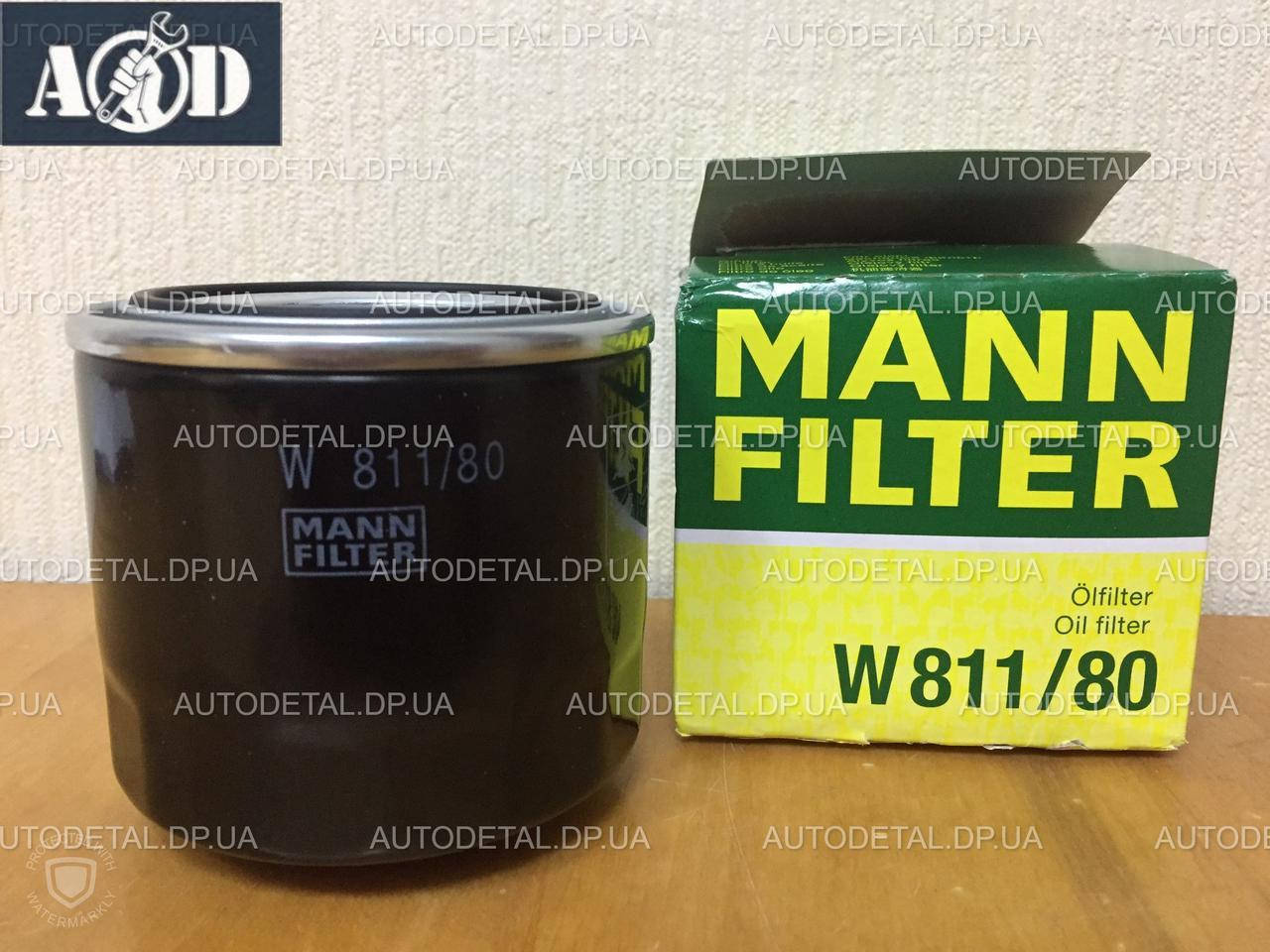 

Фильтр масляный Mitsubishi Outlander 2003-->2008 Mann (Германия) W 811/80