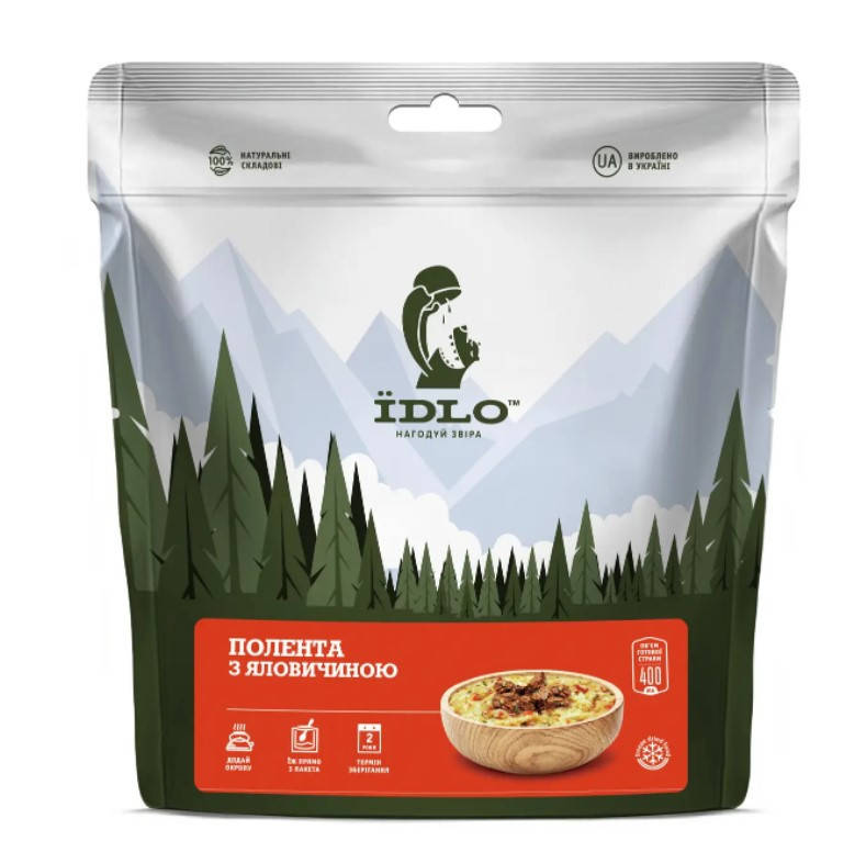 

Полента з яловичиною