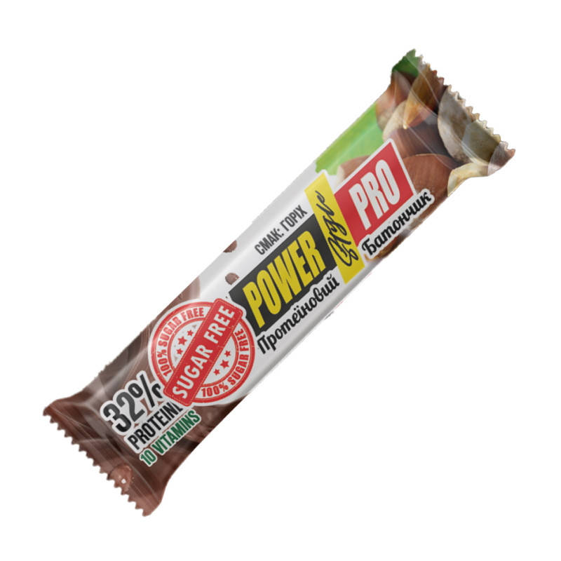 

Батончик Power Pro 32% Протеиновый батончик Protein Bar c орехами Sugar Free, 60 грамм