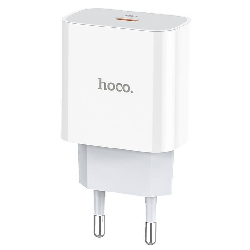 

Адаптер сетевой HOCO C76A Plus Speed source 1Type-C, PD, QC, 20W, 3A, белый Уценка