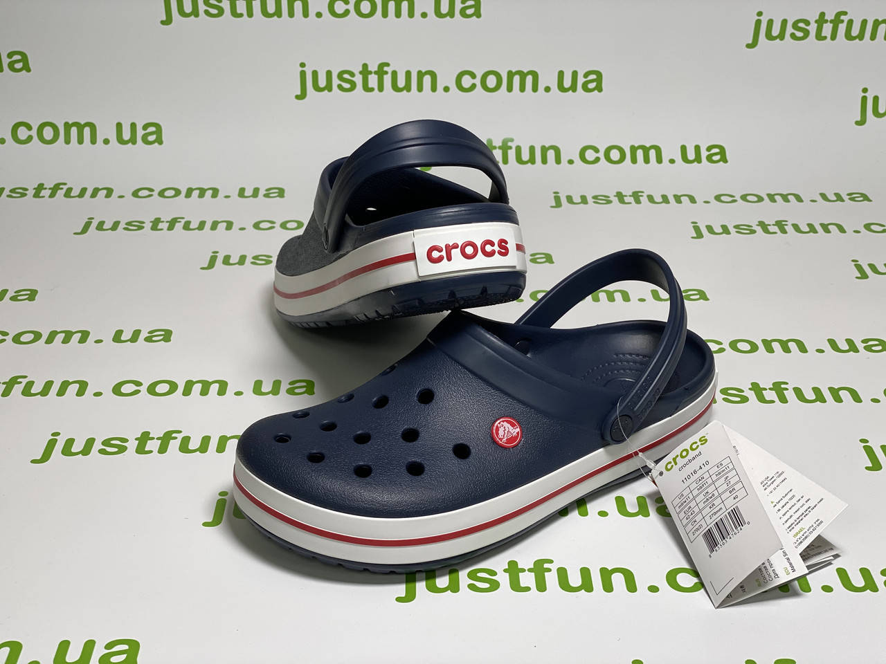 

Сабо Crocs Crocband Navy синие кроксы мужские 44, Синий
