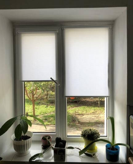 

Готовые рулонные шторы 400х1650мм Лен 800 (белый цвет)