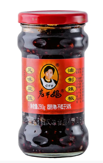 

Лаоганма Соус чили с бобами сои в масле из рапса Lao Gan Ma 280 г